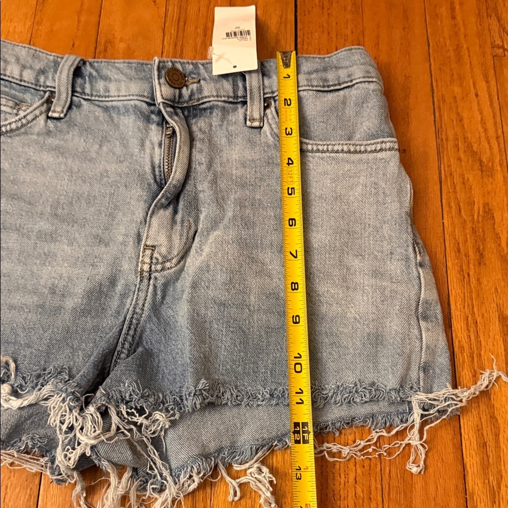BDG Light Wash Distressed Denim Cutoff Shorts - Picture 5 of 6